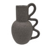Ceramic Medusa Vase Charcoal