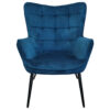 Bjorn Single Seater Velvet Chair